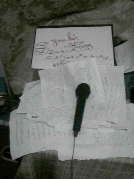 hada ma3ndna l mic o  l parol